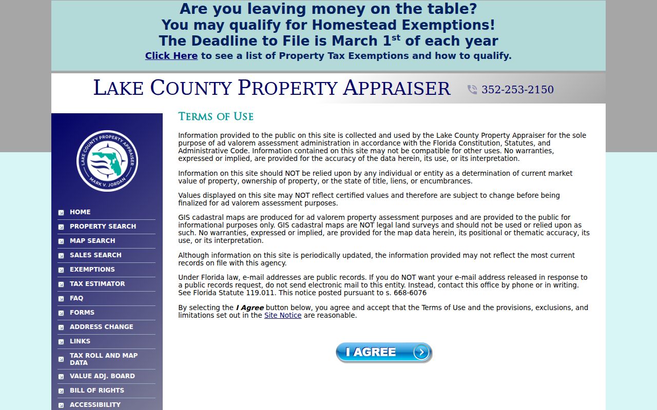 Clermont residents directory Lake County property search